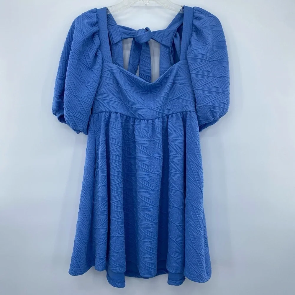 Free People Blue Violet Mini Dress size XS